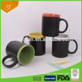 11oz Blank Blackboard Coffee Cup Set/made In China Stoneware Chalk Mug/in Color Box Ceramic Blackboard Mugs